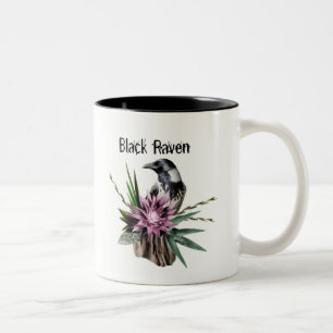 Schwarzer Rabe Zweifarbige Tasse