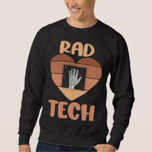 Schwarzer Radiologie-Technologe Rad Tech Woche Xra Sweatshirt