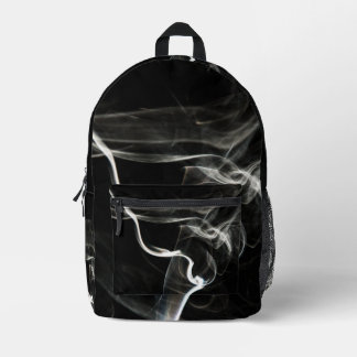 Schwarzer Rauch Bedruckter Rucksack