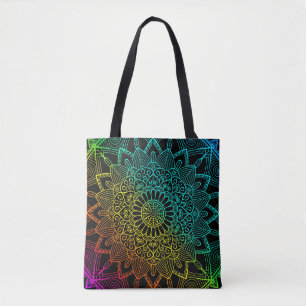Schwarzer Regenbogen Tasche