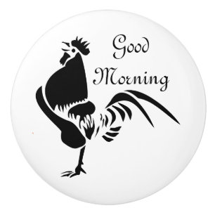 Schwarzer Reiter Crossover der guten Morgenwarnung Keramikknauf