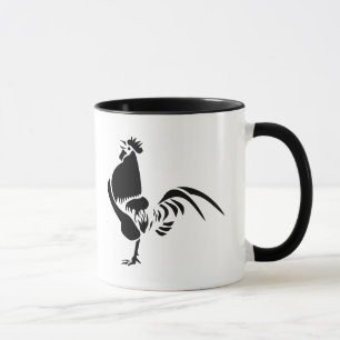Schwarzer Reiter Crossover der guten Morgenwarnung Tasse