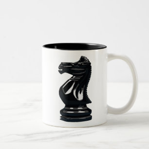 Schwarzer Ritter Zweifarbige Tasse