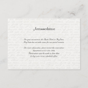 Schwarzer Rosen-Liebe-Buchstabe-Hochzeits-Einsatz Begleitkarte