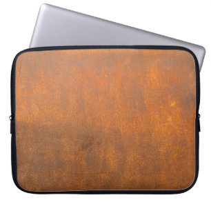 Schwarzer Rost, Metallstruktur nah-up. Laptopschutzhülle