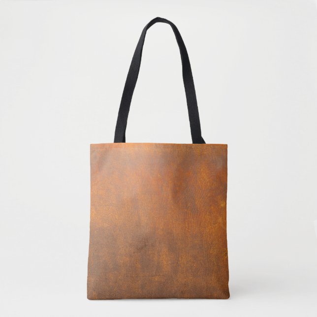 Schwarzer Rost, Metallstruktur nah-up. Tasche (Vorderseite)