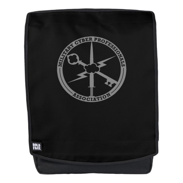 Schwarzer Rucksack (Vorderseite)