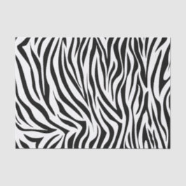 Schwarzer SafariZebra Seidenpapier
