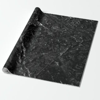 Schwarzer Sand Geschenkpapier
