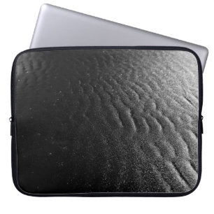 Schwarzer Sand Laptopschutzhülle