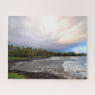 Schwarzer Sandstrand - Big Island Hawaii - 40x50 c