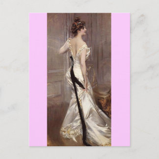 Schwarzer Sash - Boldini Postkarte