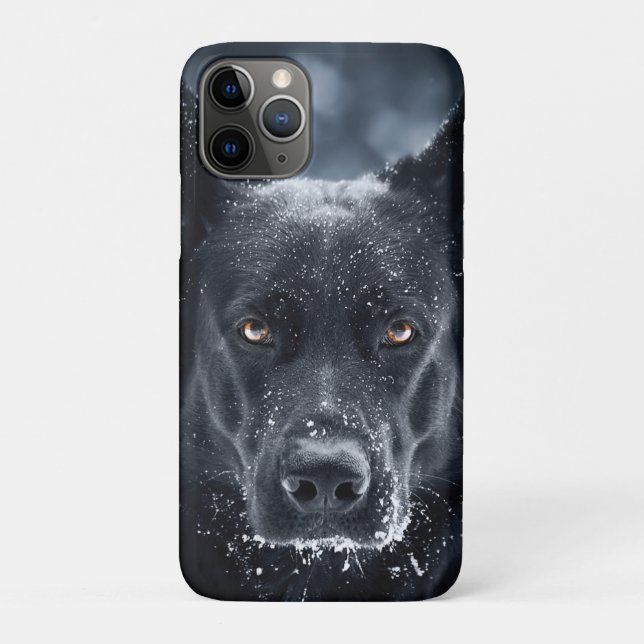 Schwarzer Schäfer Case-Mate iPhone Hülle (Rückseite)