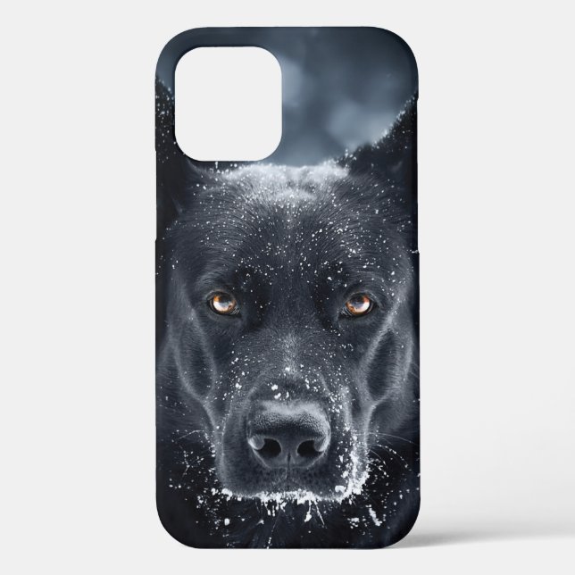 Schwarzer Schäfer Case-Mate iPhone Hülle (Rückseite)