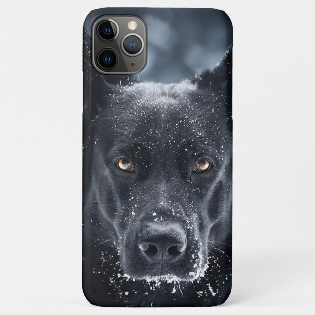 Schwarzer Schäfer Case-Mate iPhone Hülle (Rückseite)