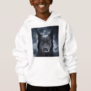 Schwarzer Schäfer Hoodie