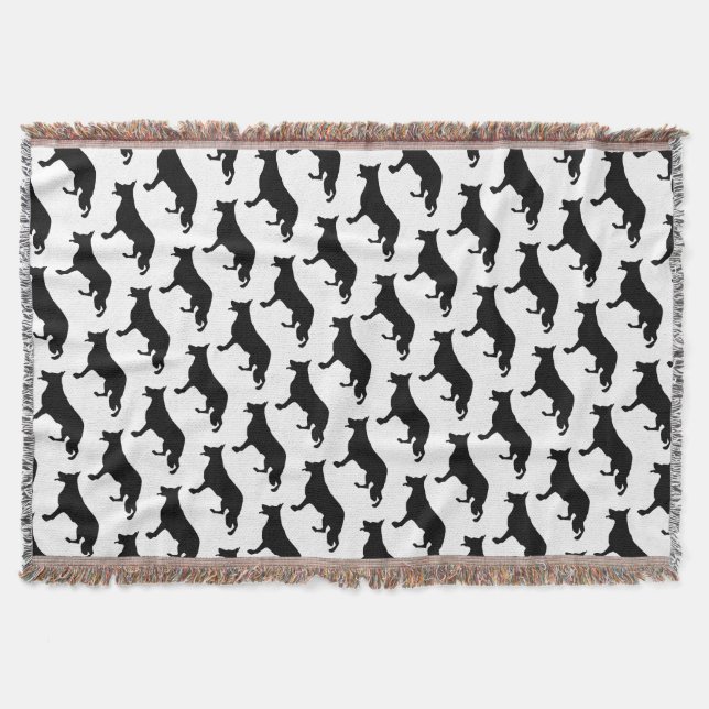 Schwarzer Schäferhund Decke (Vorderseite)