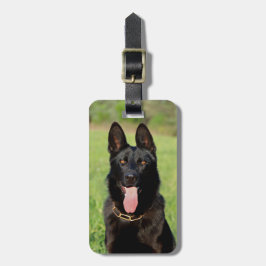 Schwarzer Schäferhund - GSD Puppy Gepäckanhänger