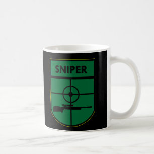 Schwarzer Scharfschütze-Flecken Kaffeetasse