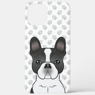 Schwarzer Schecke Französische Bulldogge / Französ Case-Mate iPhone Hülle