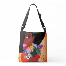 Schwarzer Schmetterling - Crossbody Bag