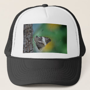 Schwarzer Schmetterling Truckerkappe