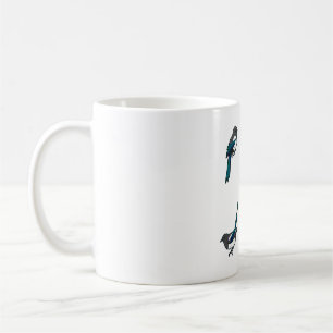 Schwarzer Schnabel Magpie � Süße Tier Art Kaffeetasse