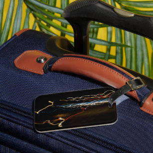 Schwarzer Schütze Gepäckanhänger