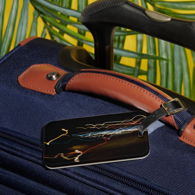 Schwarzer Schütze Gepäckanhänger (Vorderseite Insitu 3)