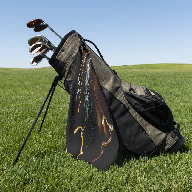 Schwarzer Schütze Golfhandtuch (Gras)