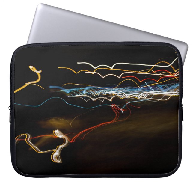 Schwarzer Schütze Laptopschutzhülle (Vorderseite)