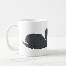 Schwarzer Schwan Kaffeetasse