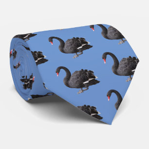 Schwarzer Schwan Krawatte