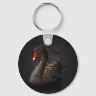Schwarzer Schwan Schlüsselanhänger