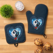 Schwarzer Schwan und weißer Schwan