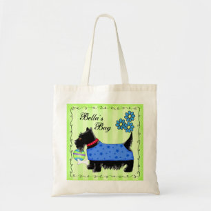 Schwarzer Scottie-Terrier-Hundepersonalisiertes Tragetasche