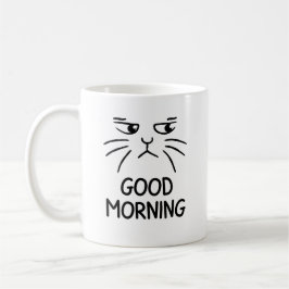 Schwarzer, seltsamer Katzenliebhaber Kaffeetasse
