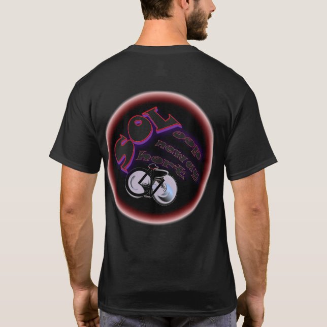 Schwarzer Solenoid-T - Shirt (Rückseite)