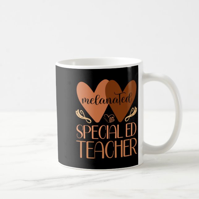 Schwarzer Sonderpädagogik-Lehrer Schwarze Geschich Kaffeetasse (Rechts)