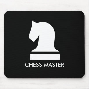 Schwarzer Stachelmaus für Schachspieler Mousepad
