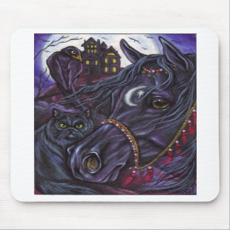 SCHWARZER STALLION persische Katze Mousepad