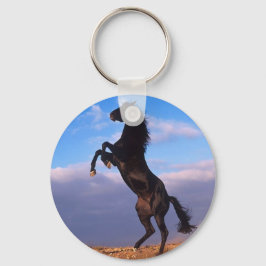 Schwarzer Stallion Schlüsselanhänger