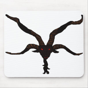 Schwarzer Sternvulkanischer Mousepad