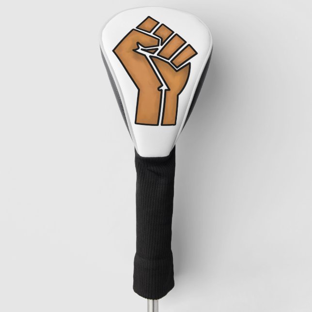 Schwarzer Stolz erste Einheit Geschichte Afrikanis Golf Headcover (Vorderseite)