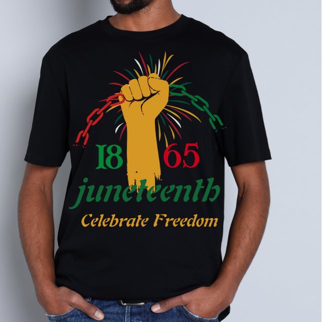 Schwarzer Stolz Freiheit Juneteenth  T-Shirt (Von Creator hochgeladen)