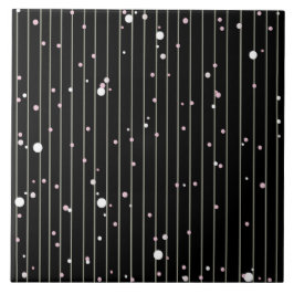 Schwarzer Streifen Fliese