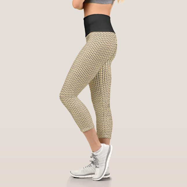 SCHWARZER STRICK Capri Leggings (Links)