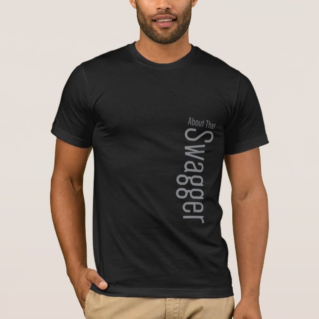 Schwarzer T - Shirt (Vorderseite)