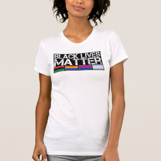 Schwarzer T - Shirt der Leben-Angelegenheits-LGBT