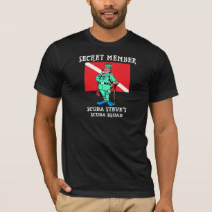 Schwarzer T - Shirt geheimes